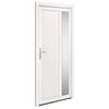 vidaXL hovedd&oslash;r 98x208 cm PVC hvid