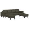 vidaXL Stue Sofa 3 stk. Army Gr&oslash;n