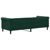 vidaXL daybed 80x200 cm velour m&oslash;rkegr&oslash;n