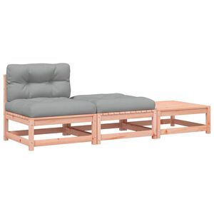 vidaXL sofa med hynder og fodskamler uden arml&aelig;n