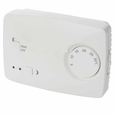 Perel ikke-programmerbar termostat hvid CTH407
