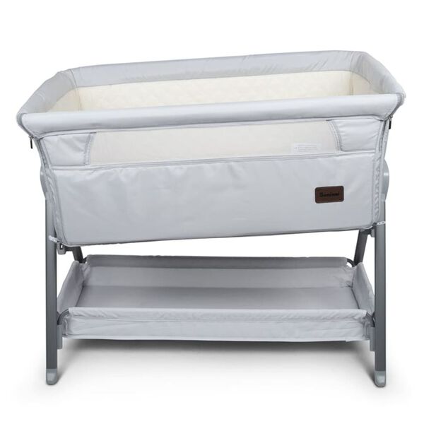 Baninni co-sleeper Elia 92x55x82 cm lysegr&aring;