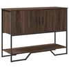 vidaXL konsolbord 100x35x74,5 cm konstrueret tr&aelig; brun egetr&aelig;sfarve