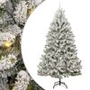 vidaXL Kunstigt juletr&aelig; 270 cm 300 LED'er Varm hvid PVC og St&aring;l