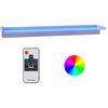 vidaXL vandfald med LED'er og RGB-farver 90 cm rustfrit st&aring;l