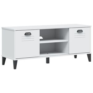 vidaXL skob&aelig;nk VIKEN 106x35x45 cm konstrueret tr&aelig; hvid