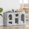 vidaXL Sideboard Beton Gr&aring; 100 x 35 x 59 cm Konstrueret tr&aelig;