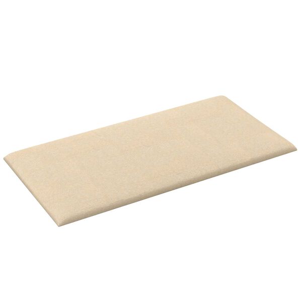 vidaXL V&aelig;ghovedg&aelig;rde 12 pcs Creme 30 x 15 cm Stof