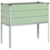 vidaXL Plantekasse Pastelgr&oslash;n 100 x 45 x 90 cm Galvaniseret st&aring;l