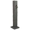vidaXL Havetransporter Antracit 26 x 26 x 98 cm PE
