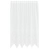 vidaXL Lace Gardin Hvid 140 x 150 cm Polyester