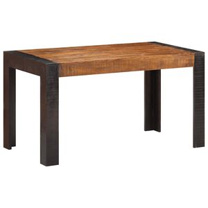 vidaXL spisebord 140x70x76 cm massivt ru mangotr&aelig;