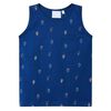 vidaXL Tanktop til b&oslash;rn str. 140 m&oslash;rkebl&aring;