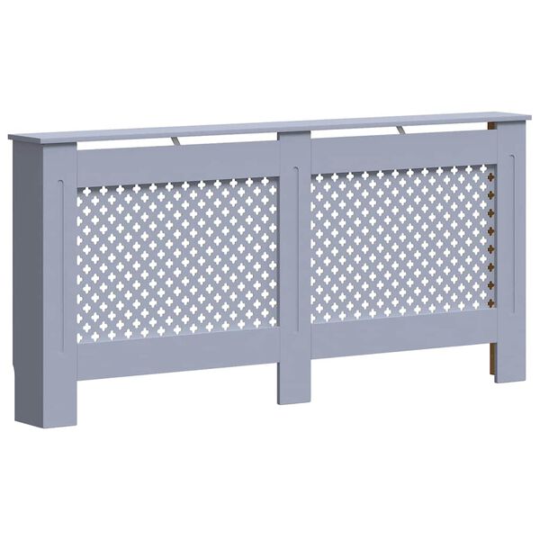 vidaXL radiatorskjuler 172x19x81,5 cm MDF antracitgr&aring;