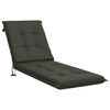 vidaXL Solseng Pude GEMERT 100% polyester Antracit 190 x 50 x 9 cm