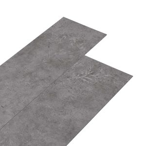 vidaXL Gulvplanker Betongr&aring; 5,02 m&sup2; 36 stk. PVC