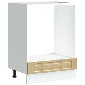 vidaXL Ovnskab&nbsp;Porto sonoma-eg konstrueret tr&aelig;