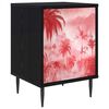 vidaXL Natskab AACHEN Sort eg 36 x 33 x 51 cm Konstrueret tr&aelig;