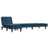 vidaXL L-formet sovesofa 255x140x70 cm velour m&oslash;rkegr&oslash;n