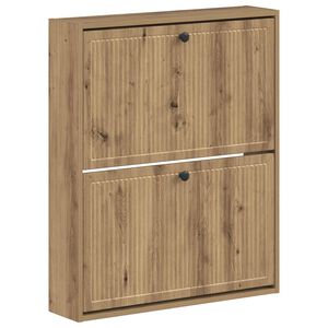 vidaXL V&aelig;gmonteret Skoskab EDE 71 x 17 x 86 cm Konstrueret tr&aelig;
