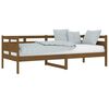 vidaXL daybed 80x200 cm massivt fyrretr&aelig; gyldenbrun