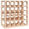 vidaXL vinreol 58,5x33x60,5 cm massivt fyrretr&aelig;