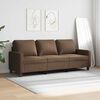 vidaXL 3-personers sofa 180 cm stof brun