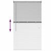 vidaXL Persienner S&oslash;lv 130 x 70 cm Aluminium