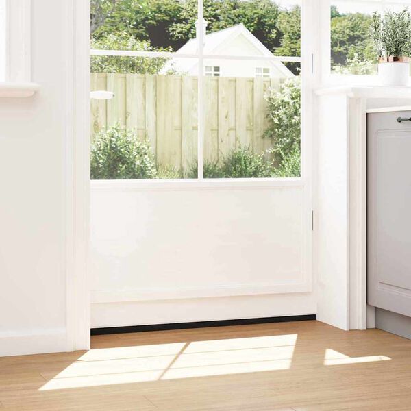 vidaXL Skruemonterede d&oslash;rb&oslash;rste t&aelig;tninger 2 pcs Hvid 100 cm