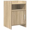 vidaXL Sengeborde Sonoma-eg 40 x 36 x 60 cm Konstrueret tr&aelig;