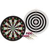 Abbey Darts dobbeltsidet dartskive inklusive 2 darts&aelig;t 52AZ-UNI-Uni