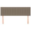 vidaXL sengegavle 2 stk. 72x5x78/88 cm stof gråbrun
