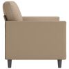 vidaXL 2-personers sofa 120 cm kunstl&aelig;der cappuccino