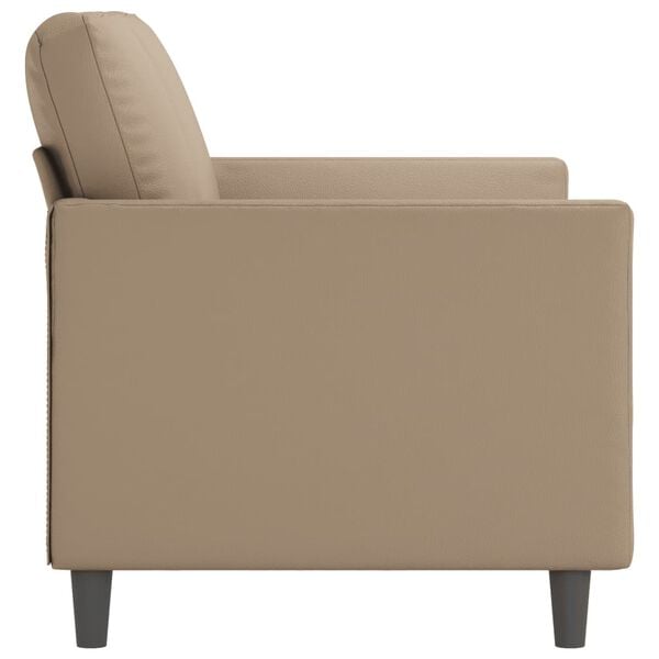 vidaXL 2-personers sofa 120 cm kunstl&aelig;der cappuccino