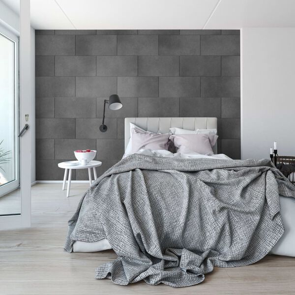 Grosfillex v&aelig;gbekl&aelig;dningsfliser 11 stk. Gx Wall+ 30x60 cm sten gr&aring;