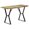 vidaXL spisebord 120x60x76 cm massivt genbrugstr&aelig;