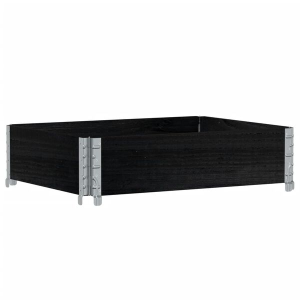 vidaXL palleramme 80x60 cm massivt fyrretræ