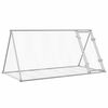 vidaXL kaninbur 200x105x91 cm galvaniseret st&aring;l s&oslash;lvfarvet
