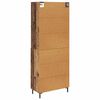 vidaXL Highboard Gammelt tr&aelig; 69,5 x 34 x 180 cm Konstrueret tr&aelig;