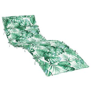 vidaXL hynde til liggestol 180x60x4 cm oxfordstof bladm&oslash;nster