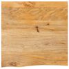 vidaXL bordplade 60x60x3,8 cm naturlig kant massivt mangotr&aelig;