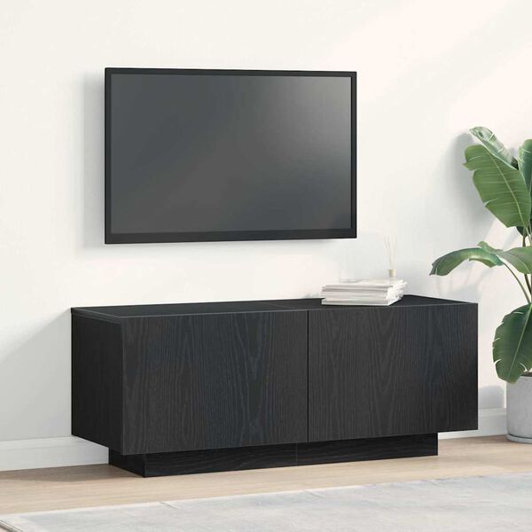 vidaXL TV-skab Sort eg 100 x 35 x 40 cm Konstrueret tr&aelig;