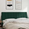vidaXL gavlpude Hanko 180 cm velour m&oslash;rkegr&oslash;n