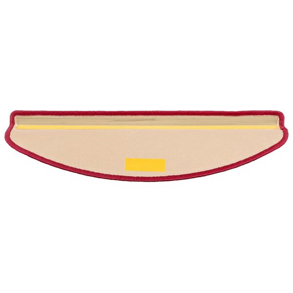 vidaXL selvkl&aelig;bende trappem&aring;tter 15 stk. 65x21x4 cm r&oslash;d