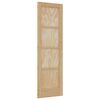 vidaXL Indvendig D&oslash;r 61 x 198,5 cm Krydsfin&eacute;r Naturfarvet