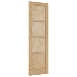 vidaXL Indvendig D&oslash;r 61 x 198,5 cm Krydsfin&eacute;r Naturfarvet
