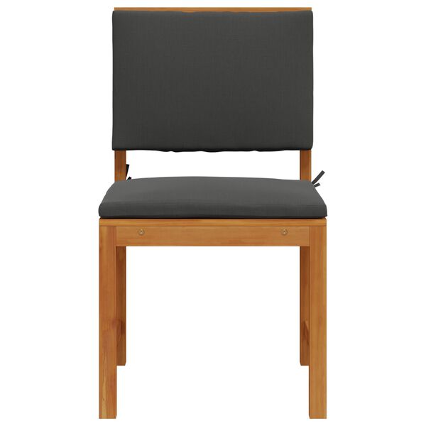 vidaXL Have Stol 2 pcs Brun 50 x 50 x 91cm Massivt akacietræ