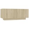 vidaXL sengeskab 100x35x40 cm konstrueret tr&aelig; sonoma-eg