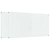 vidaXL K&oslash;kkenbacksplash 2 pcs Transparent 120 x 60 cm h&aelig;rdet glas