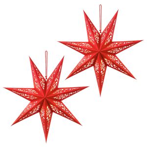 vidaXL Julebelysning RAAHE 2 stk. 10 LED'er Varm hvid 45 x 6 x 45 cm